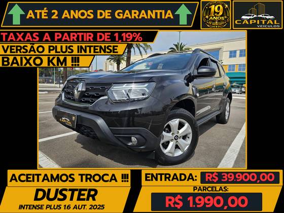 RENAULT DUSTER 1.6 16V SCE FLEX INTENSE PLUS X-TRONIC RENAULT DUSTER 1.6 16V SCE FLEX INTENSE PLUS X-TRONIC